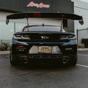 2017-2025 Chevy Camaro ZL1 / ZL1 1LE EVO Diffuser W/ Smokey Reflectors Gloss Black
